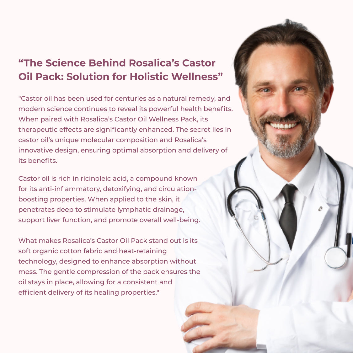 Rosalica Castor Oil Wellness Pack