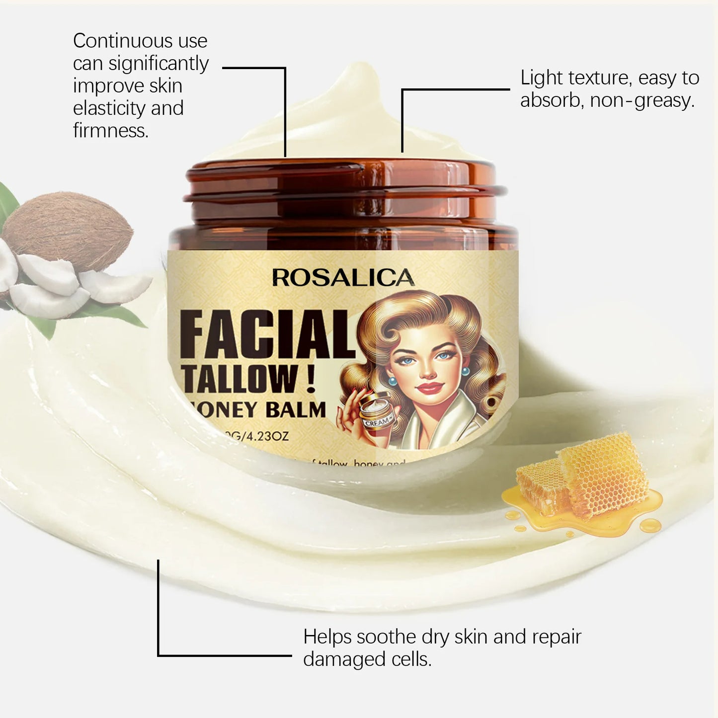 Rosalica Beef Tallow Cream