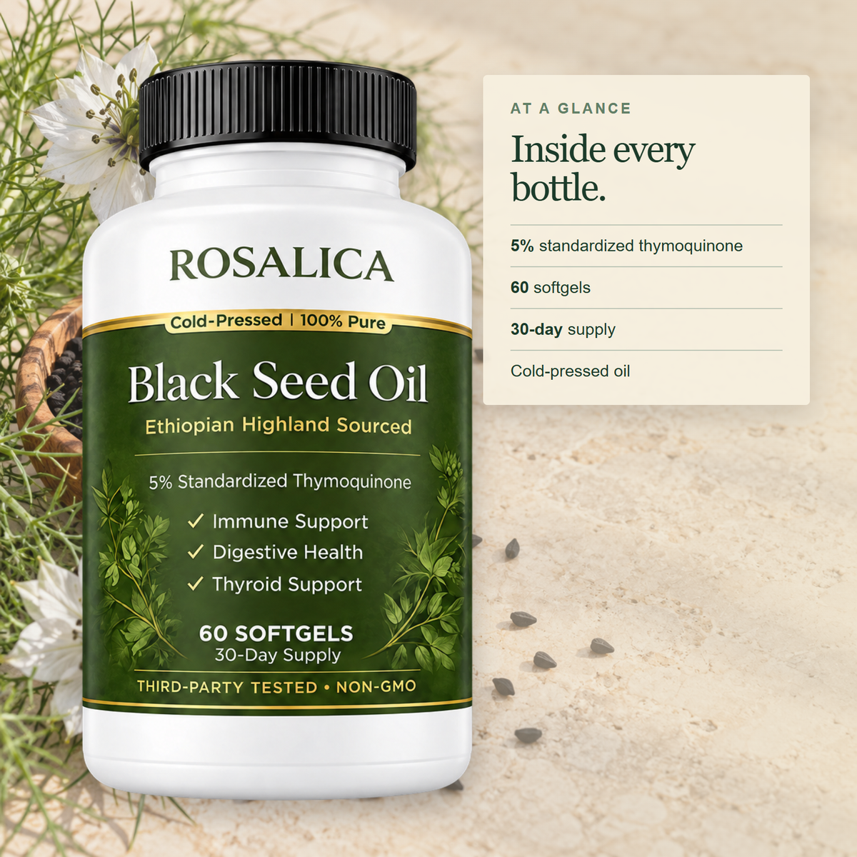 Ethiopian Black Seed Oil