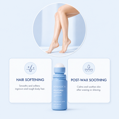 Rosalica™ Smoothing Solution — Silky Skin After Every Wax. Roll On. Done.