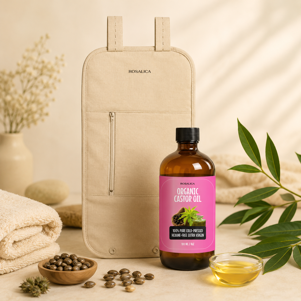 Rosalica Castor Oil Wellness Pack