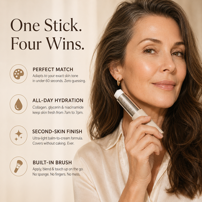 Rosalica™ Foundation Stick — One Stick. Every Skin Tone.