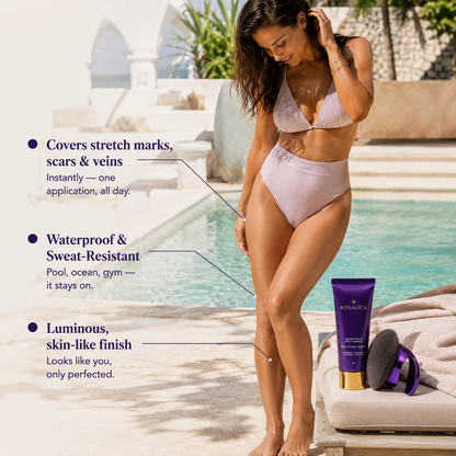 Rosalica™ Body Coverage Perfector — Red Carpet Skin. Every Single Day.
