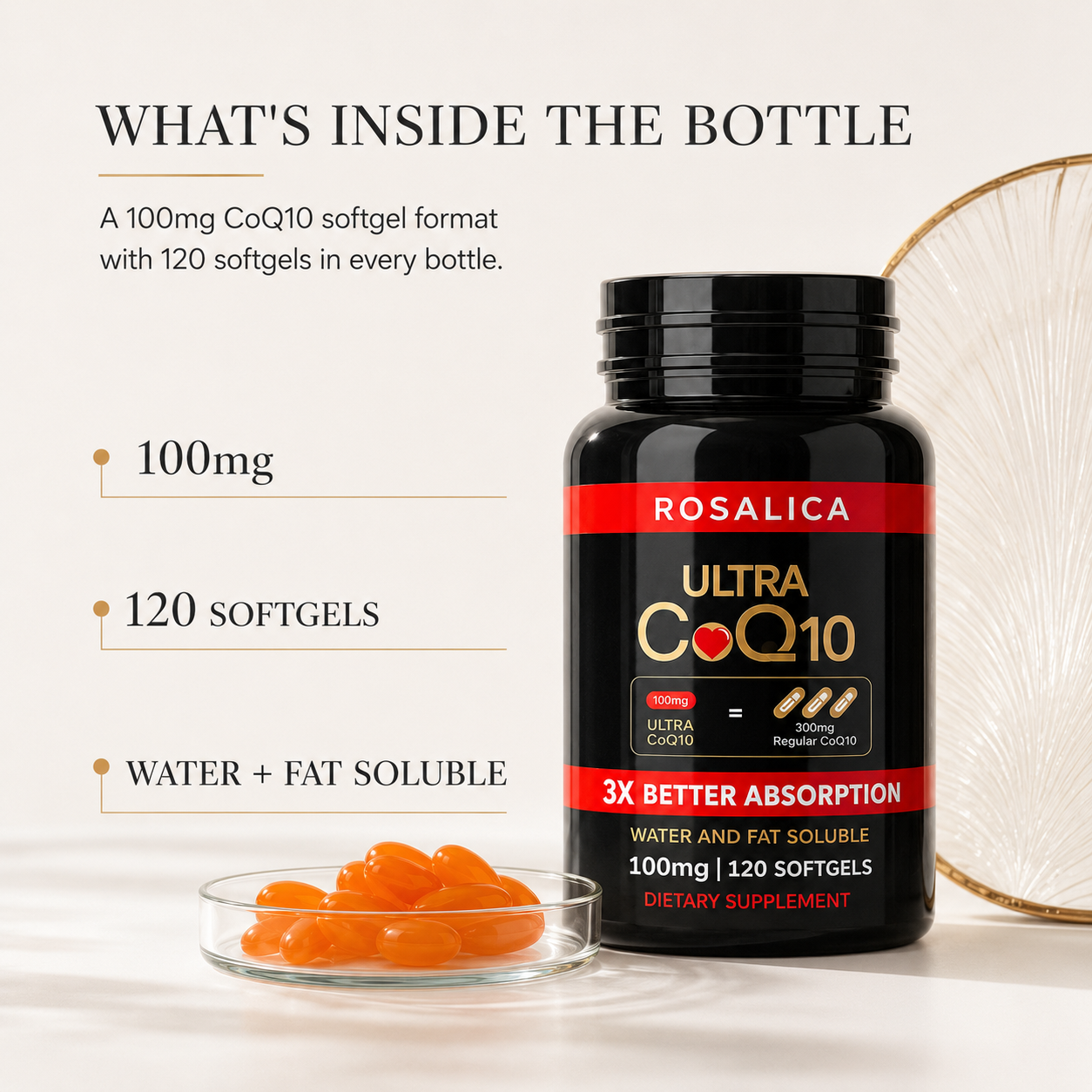 ROSALICA Ultra CoQ10 100mg