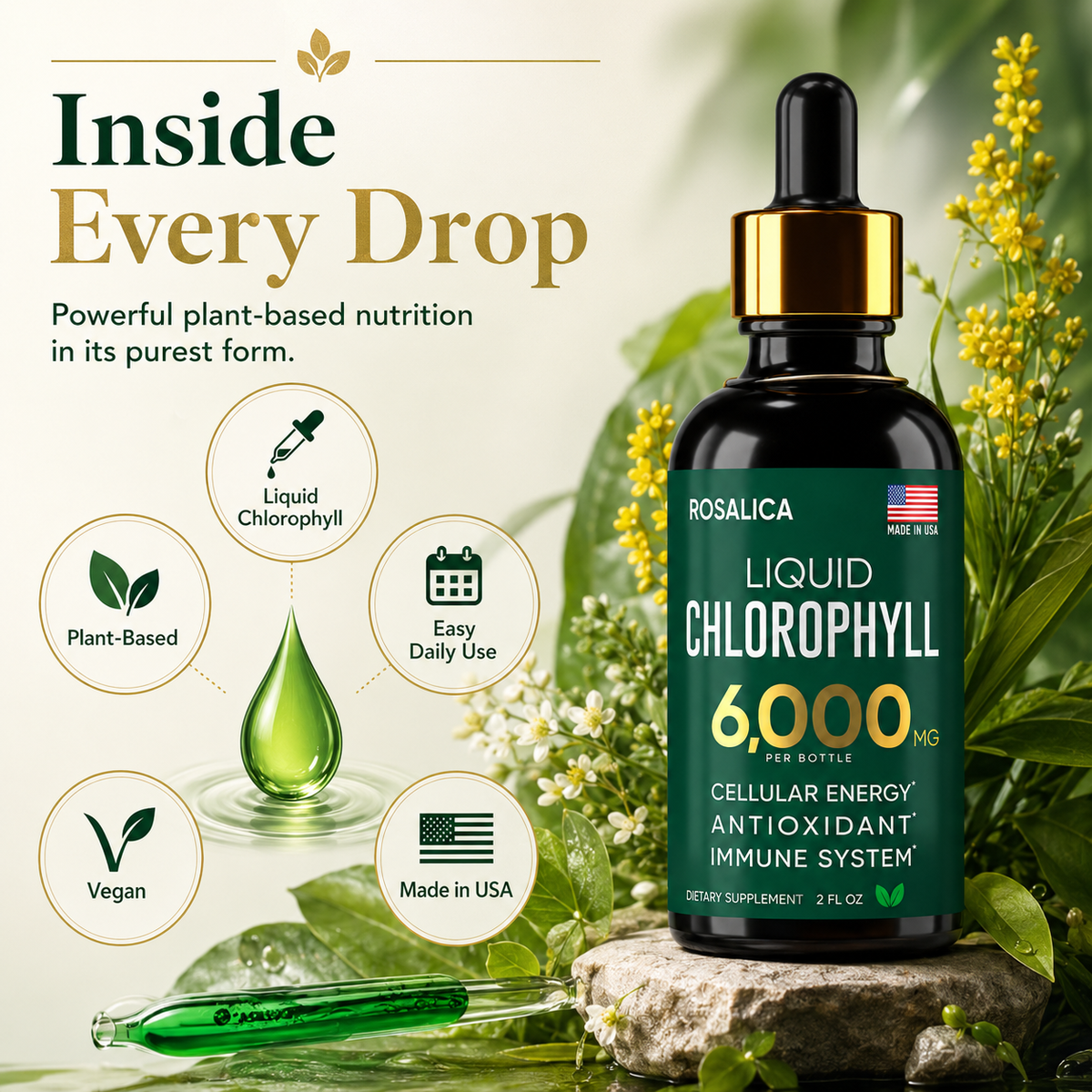 Rosalica Liquid Chlorophyll Drops