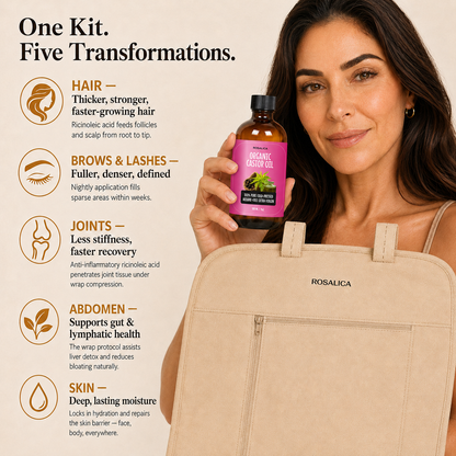Rosalica Castor Oil Wellness Pack