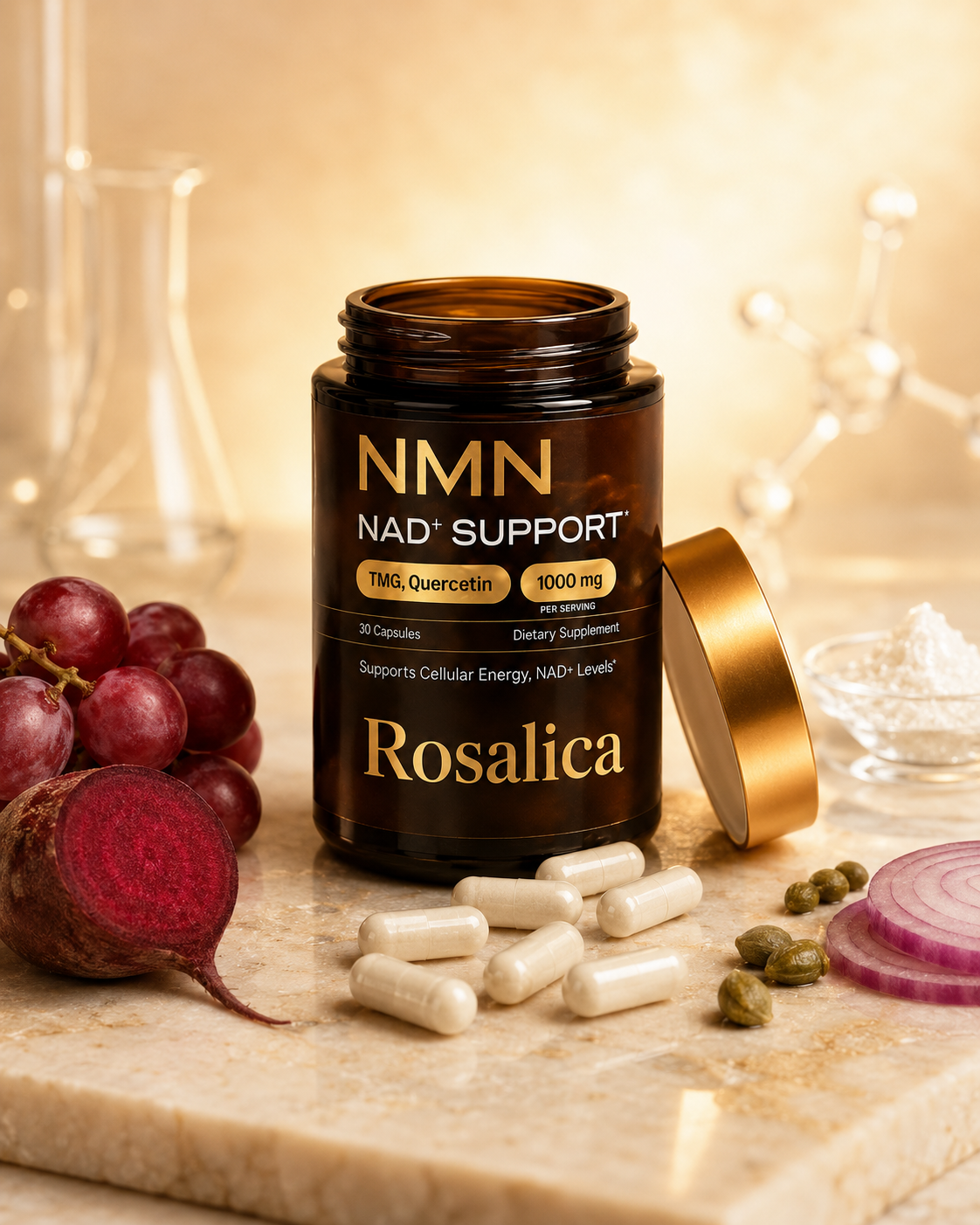 Rosalica NMN 1000mg with premium longevity ingredients