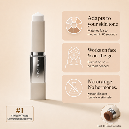 Rosalica™ Foundation Stick — One Stick. Every Skin Tone.