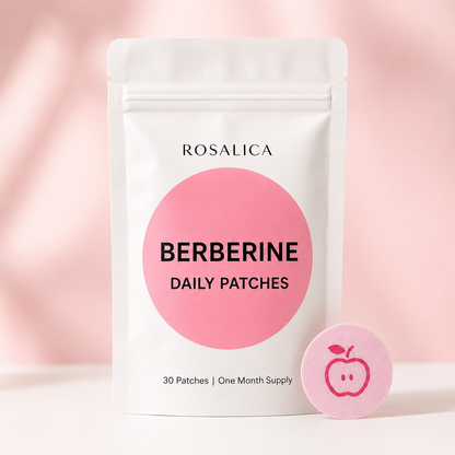 Rosalica Berberine Daily Patches — 30-Day Supply | Blood Sugar, Metabolism & Craving Support