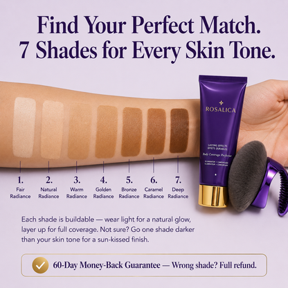 Rosalica™ Body Coverage Perfector — Red Carpet Skin. Every Single Day.