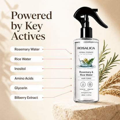 Rosalica Rosemary & Rice Water Hair Tonic