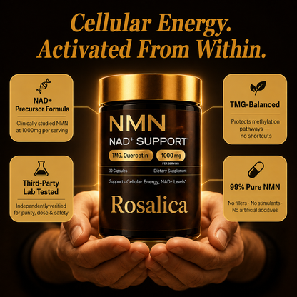 Rosalica™ NMN 1000mg — The Longevity Supplement. Feel It In 30 Days.