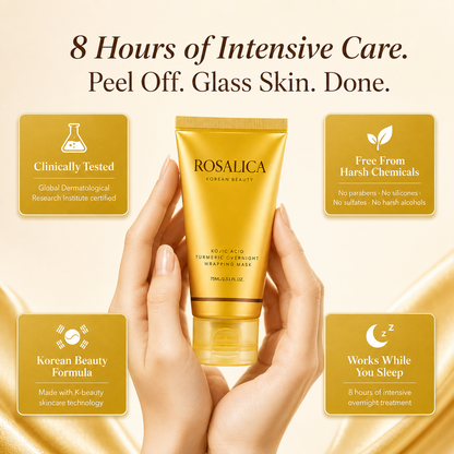 Rosalica™ Kojic Acid Turmeric Overnight Wrapping Mask