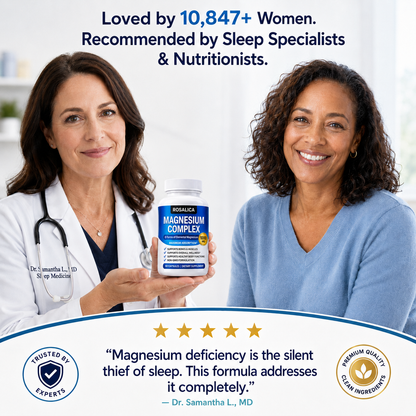 Rosalica Magnesium Complex 1000mg | 8 Forms of Elemental Magnesium | 90 Capsules