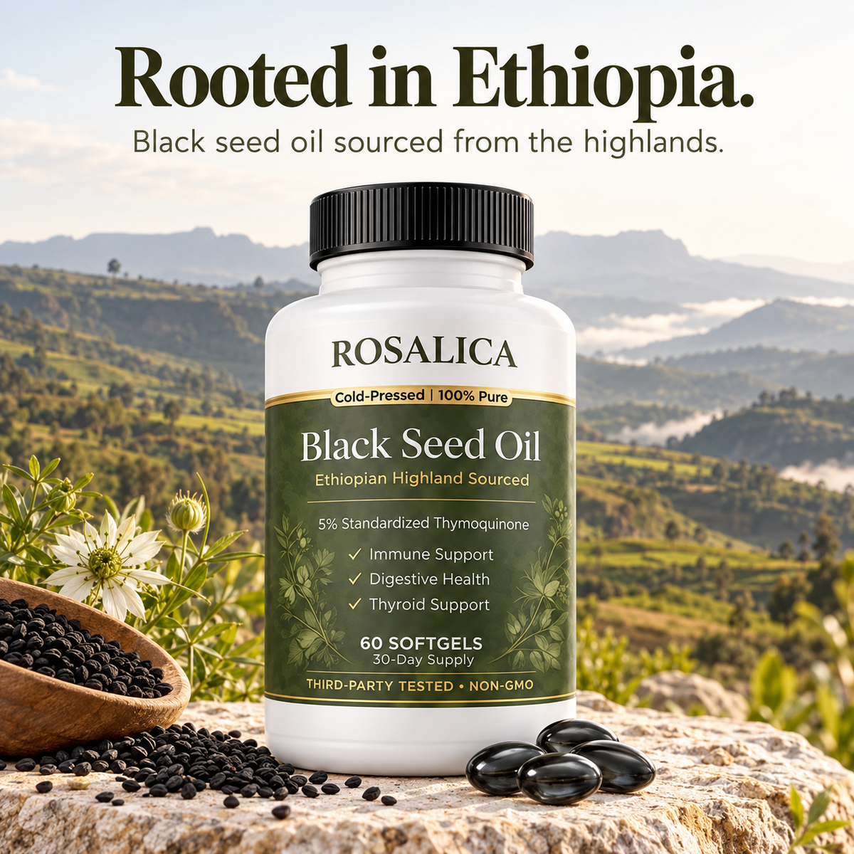 Ethiopian Black Seed Oil