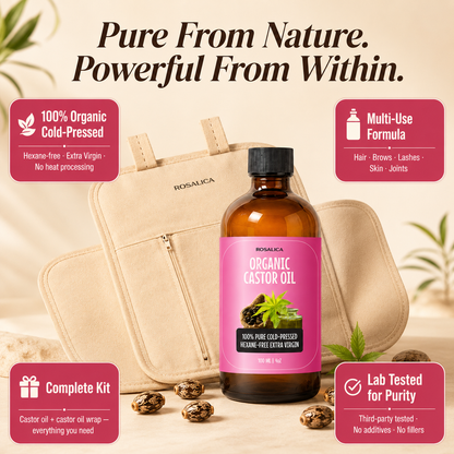 Rosalica Castor Oil Wellness Pack