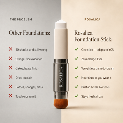 Rosalica™ Foundation Stick — One Stick. Every Skin Tone.
