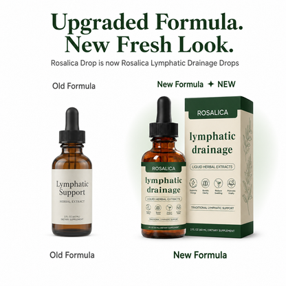 Rosalica™ Lymphatic Drainage Drops — Wake Up Lighter. Every Single Morning.