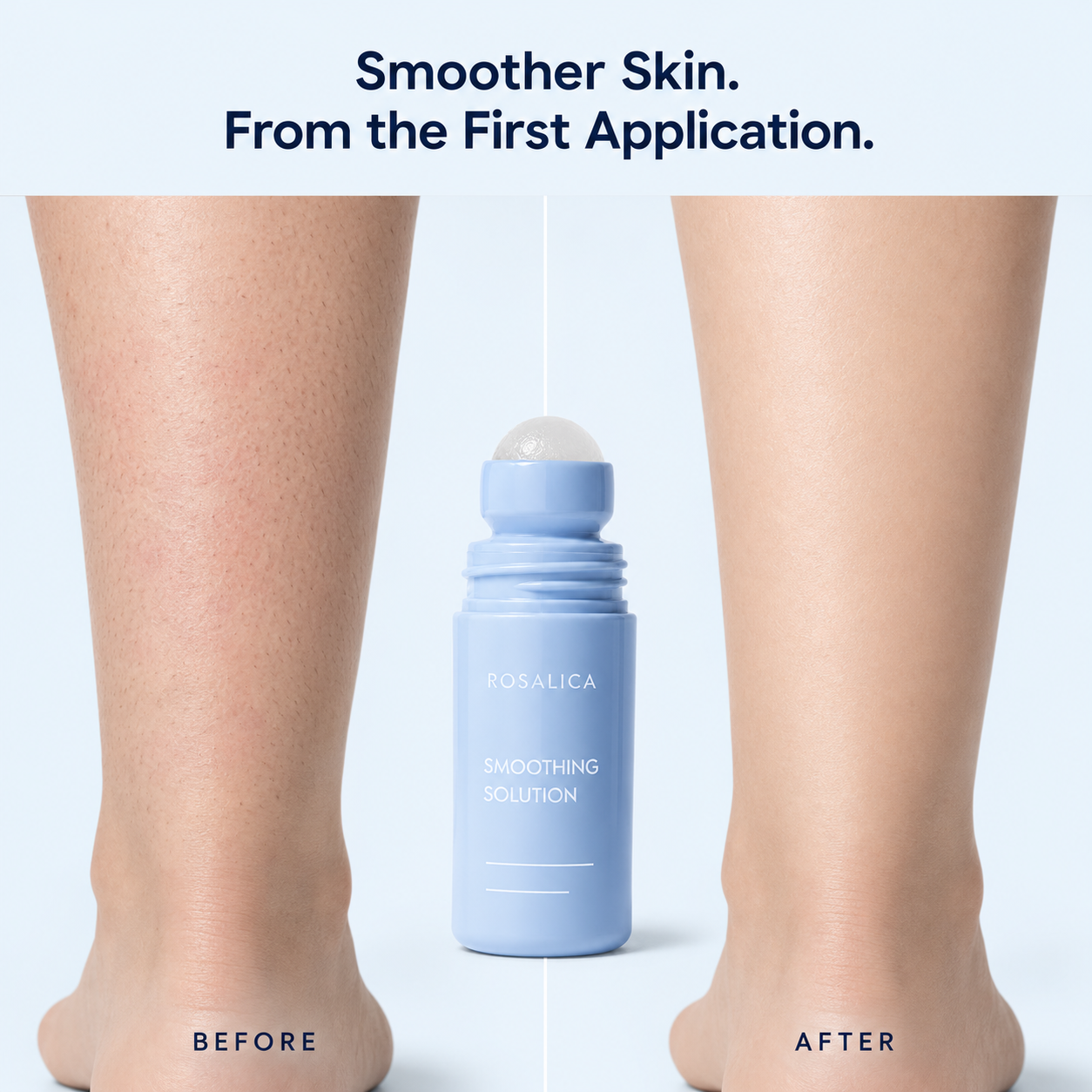 Rosalica™ Smoothing Solution — Silky Skin After Every Wax. Roll On. Done.