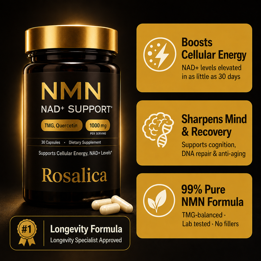 Rosalica™ NMN 1000mg — The Longevity Supplement. Feel It In 30 Days.