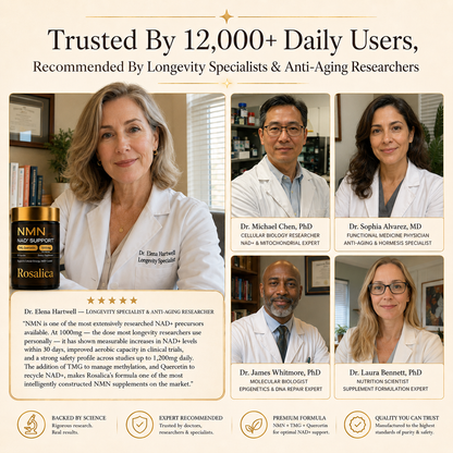 Rosalica™ NMN 1000mg — The Longevity Supplement. Feel It In 30 Days.