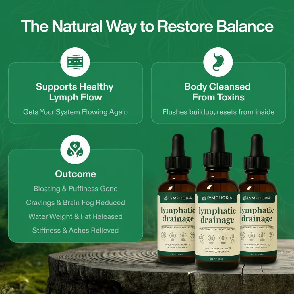 Rosalica™ Lymphatic Drainage Drops — Wake Up Lighter. Every Single Morning.