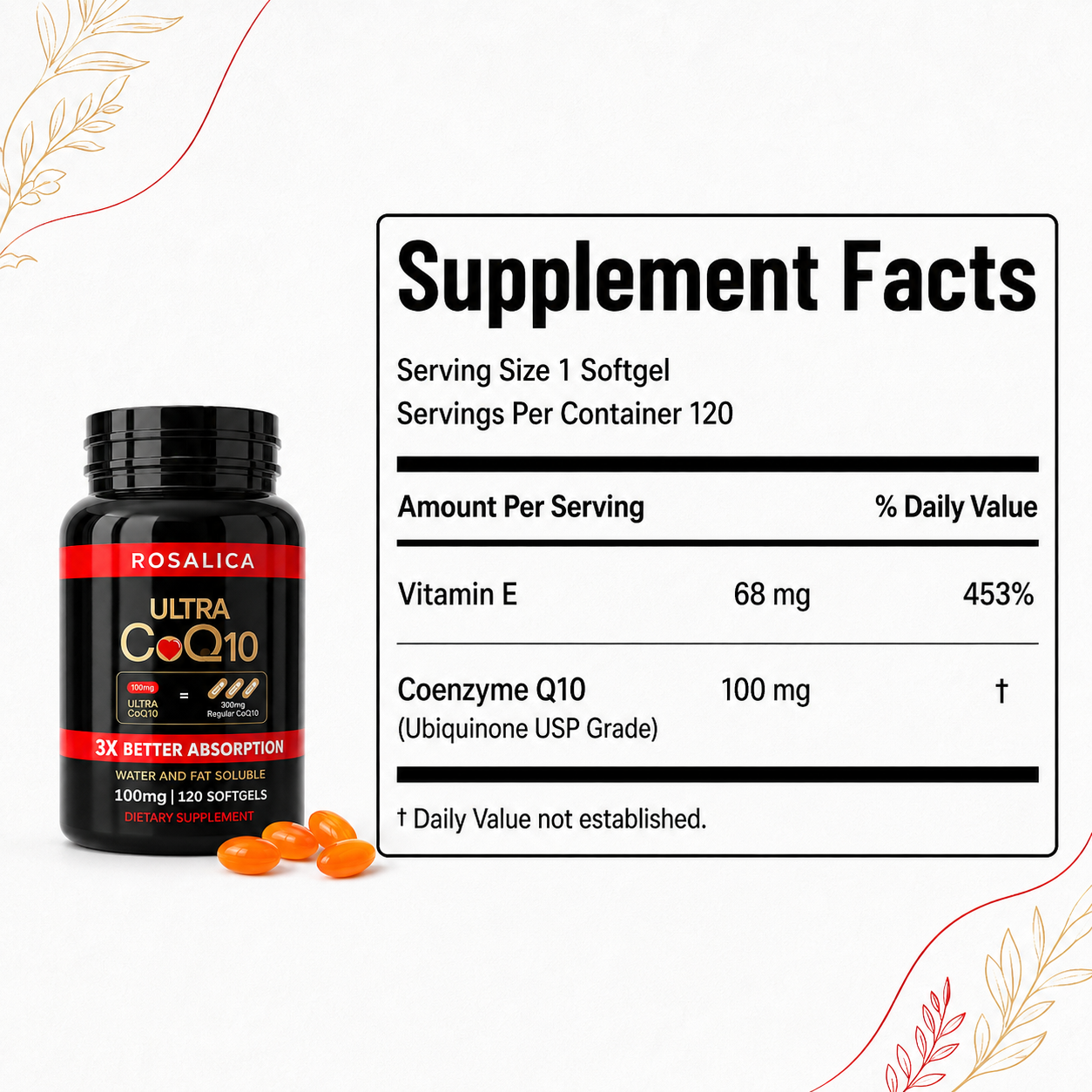 ROSALICA Ultra CoQ10 100mg