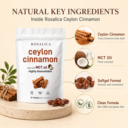 Rosalica Ceylon Cinnamon Softgels