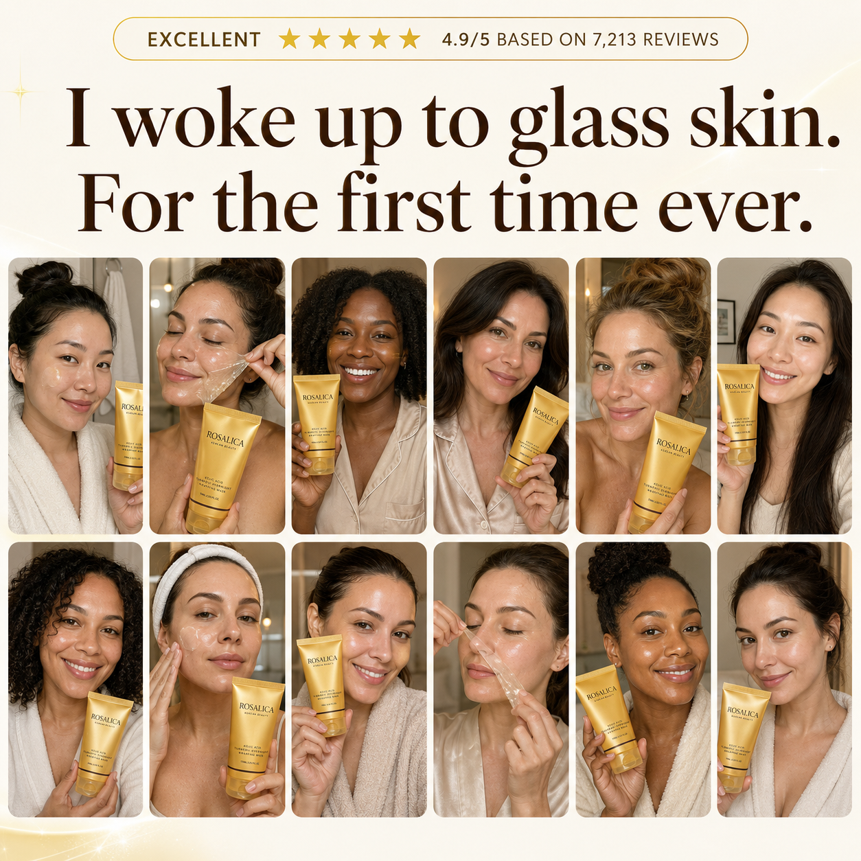 Rosalica™ Kojic Acid Turmeric Overnight Wrapping Mask