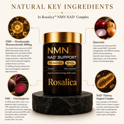 Rosalica™ NMN 1000mg — The Longevity Supplement. Feel It In 30 Days.