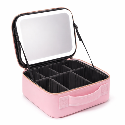 Rosalica LED Mirror Travel Makeup Case