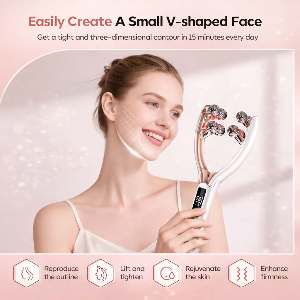 Rosalica V-Shape Microcurrent Facial Massager