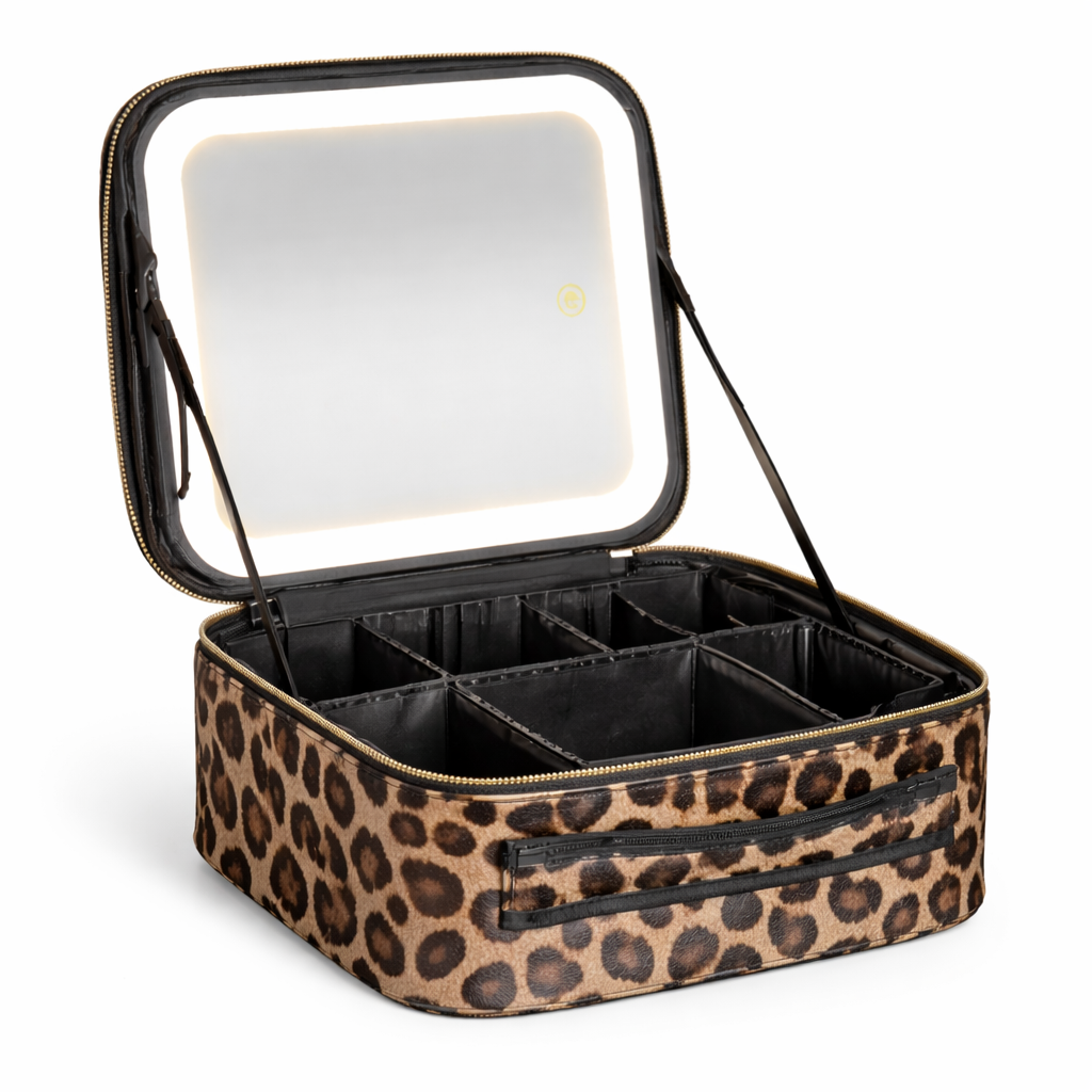Rosalica LED Mirror Travel Makeup Case