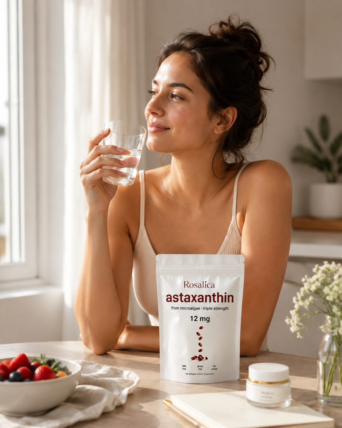 Rosalica Astaxanthin daily wellness routine