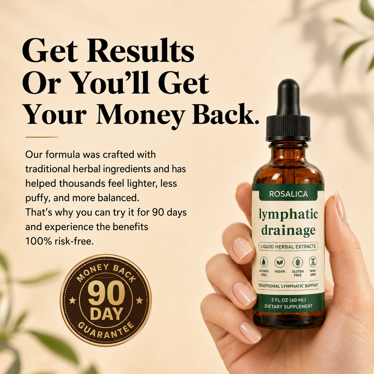 Rosalica™ Lymphatic Drainage Drops - Release Trapped Fluid