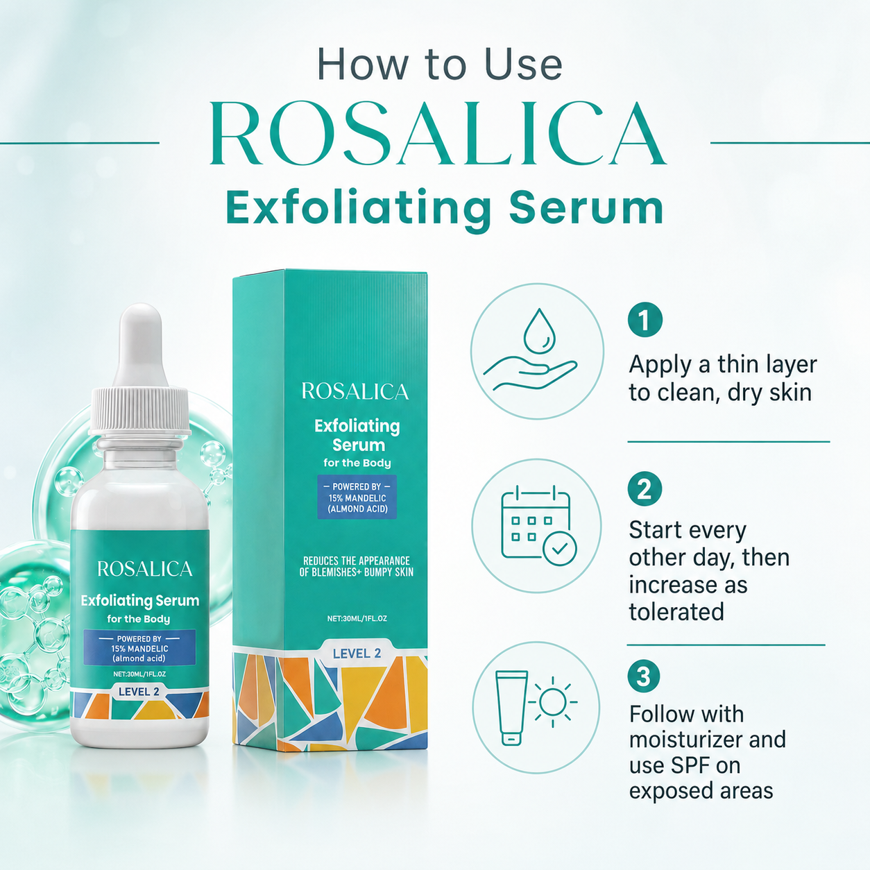 Rosalica™ Level 2 Mandelic Acid Serum