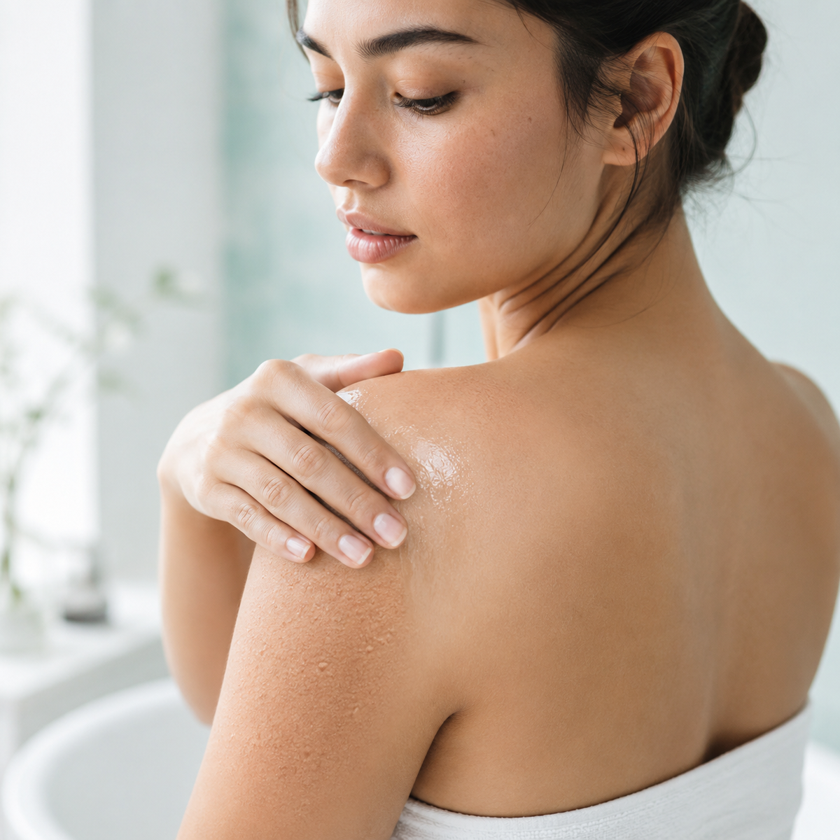 How Rosalica exfoliates body skin