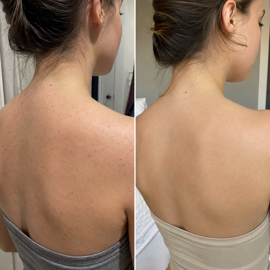 I stopped hiding my shoulders.